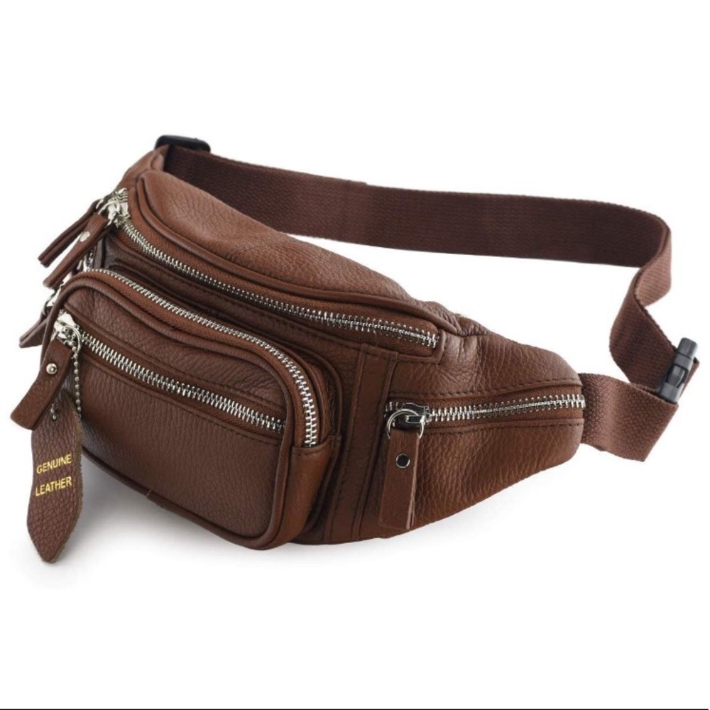 BROWN Leather Fanny WAIST Pack BAG *NEW
New and never used